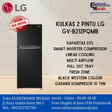 LG - KULKAS 2 PINTU (217L) - GV-B212PQMB*