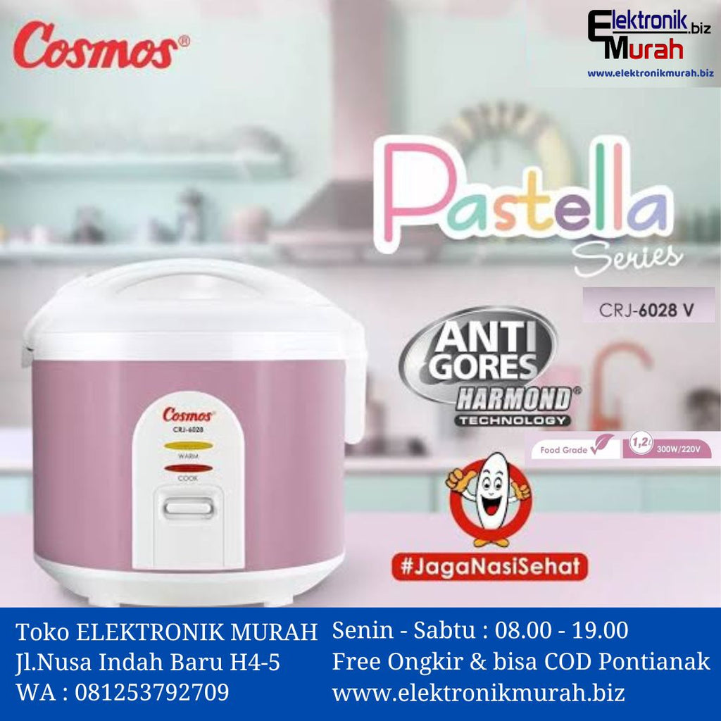 COSMOS - RICE COOKER 1.2 Liter - CRJ-6028V