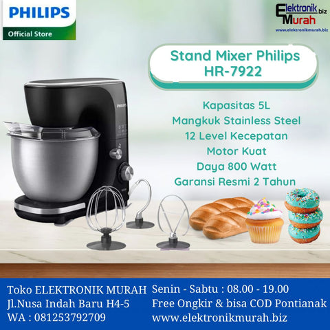 PHILIPS MIXER COM HR7922 – Elektronik Murah
