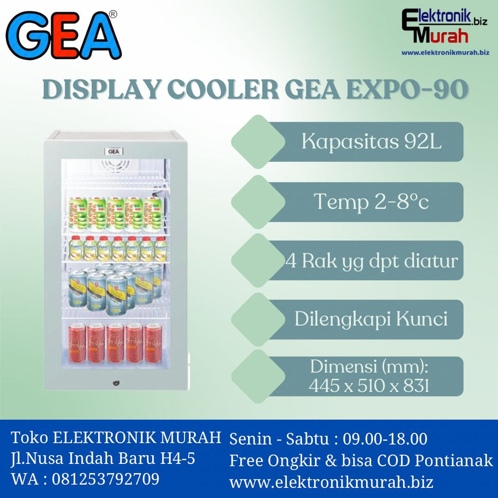 GEA/GETRA - SHOWCASE 1 PINTU 90L - EXPO-90