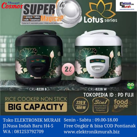 COSMOS - RICE COOKER 2 Liter - CRJ-8228B