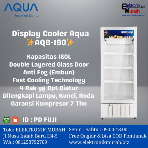 AQUA - SHOWCASE 1 PINTU (180L) - AQB-190