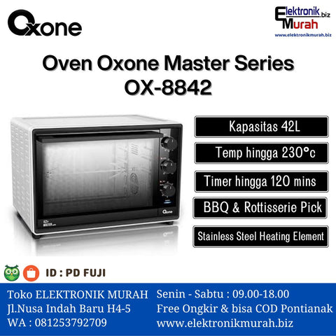 OXONE - OVEN LISTRIK 42Liter  - OX-8842