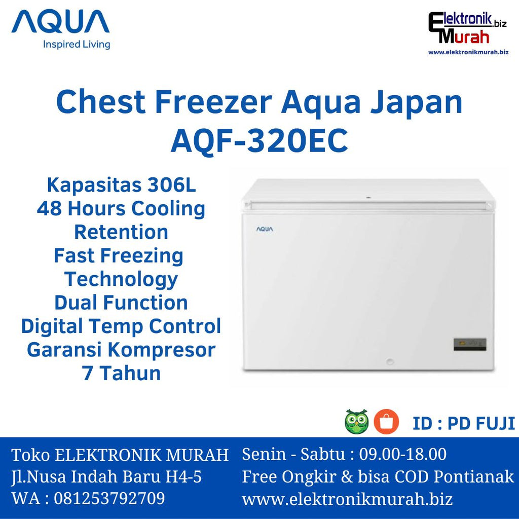 AQUA - CHEST FREEZER (306L) - AQF-320EC**