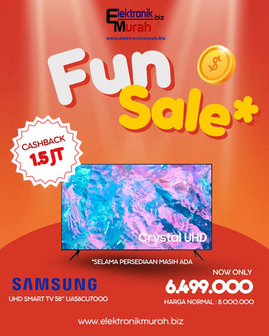 SAMSUNG - LED TV 58" UHD SMART TV - UA58CU7000K
