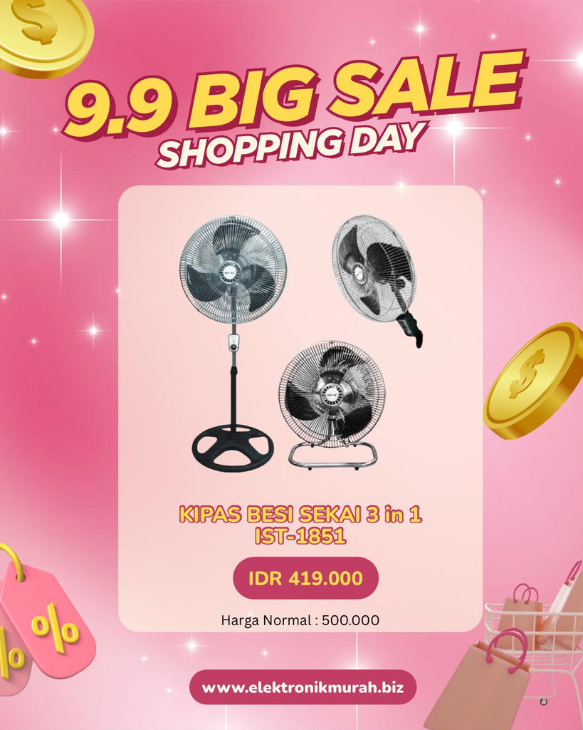 SEKAI - KIPAS ANGIN 18" 3in1 - IST-1851