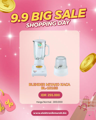 MIYAKO - BLENDER KACA 1Liter - BL-101GS