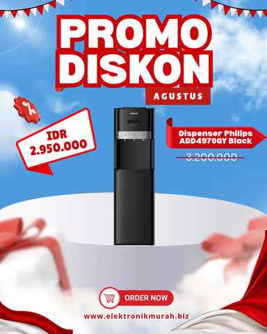 PHILIPS - DISPENSER GALON BAWAH - ADD4970GY BLACK