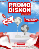 MIYAKO - KIPAS ANGIN STAND FAN 16" - KAS-16KPW