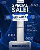 ELECTROLUX - KULKAS 2 PINTU SMALL (247L) - ETM2500A-A