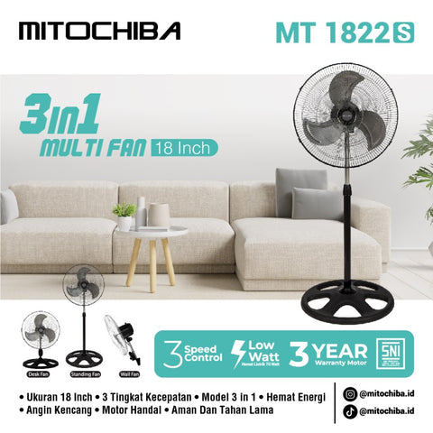 MITOCHIBA - KIPAS ANGIN 18" 3in1 - MT 1822 S