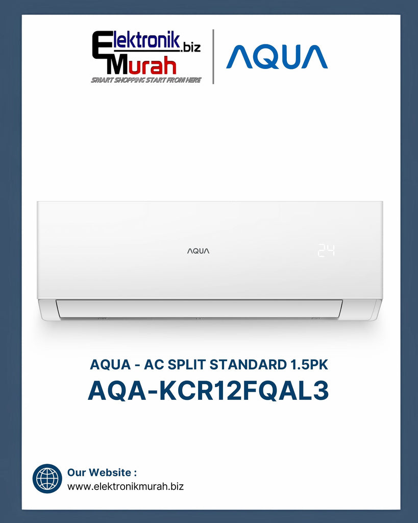 AQUA - AC SPLIT STANDARD 1.5PK - AQA-KCR12FQAL3