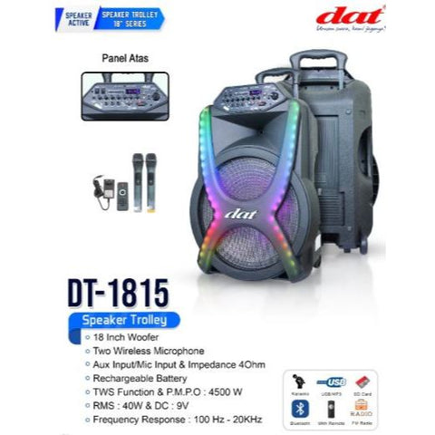 DAT - SPEAKER AKTIF 18" - DT-1815ECO+