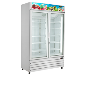 GEA/GETRA - SHOWCASE 2 PINTU 770L - EXPO-770 IC WHITE