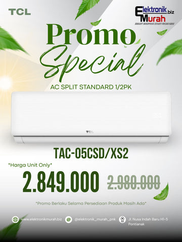 TCL - AC SPLIT STANDARD 1/2PK - TAC-05CSD/XS2