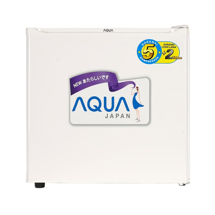 AQUA - KULKAS 1 PINTU PORTABLE (50L) - AQR-D50F(W)