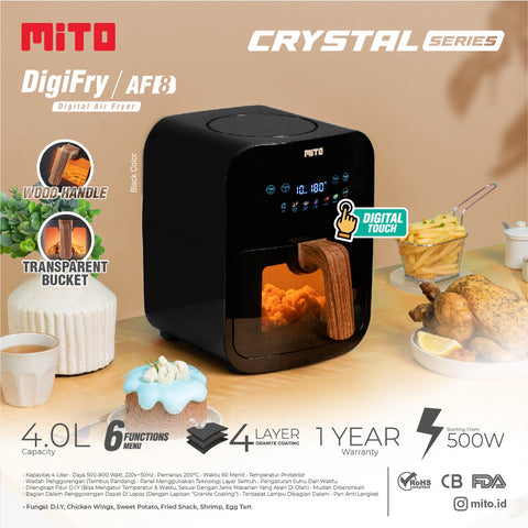 MITOCHIBA - AIR FRYER 4.0Liter - AF8