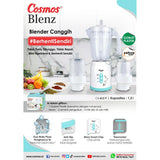 COSMOS - BLENDER PLASTIK 1.5 Liter 3in1 - CB-812P