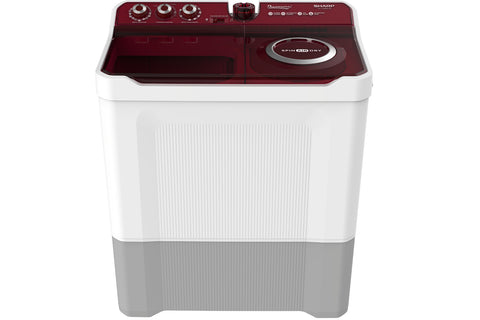 SHARP - MESIN CUCI TWIN TUB/MANUAL 14KG - ES-T1490WA-RD