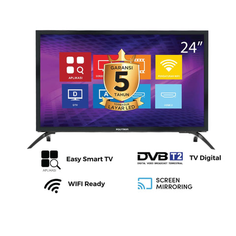 POLYTRON - LED TV 24" HD SMART TV - PLD24MV1859**