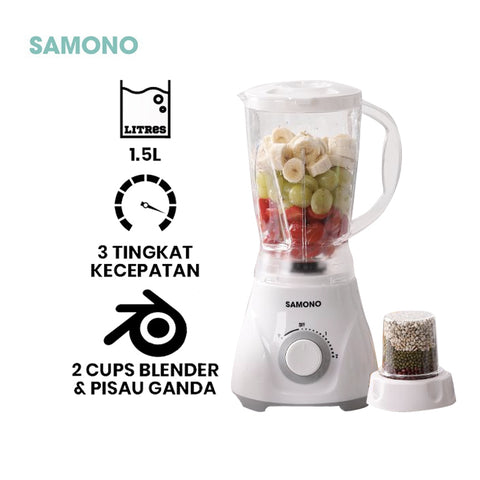 SAMONO - BLENDER PLASTIK 1.5Liter - SW-BW300B