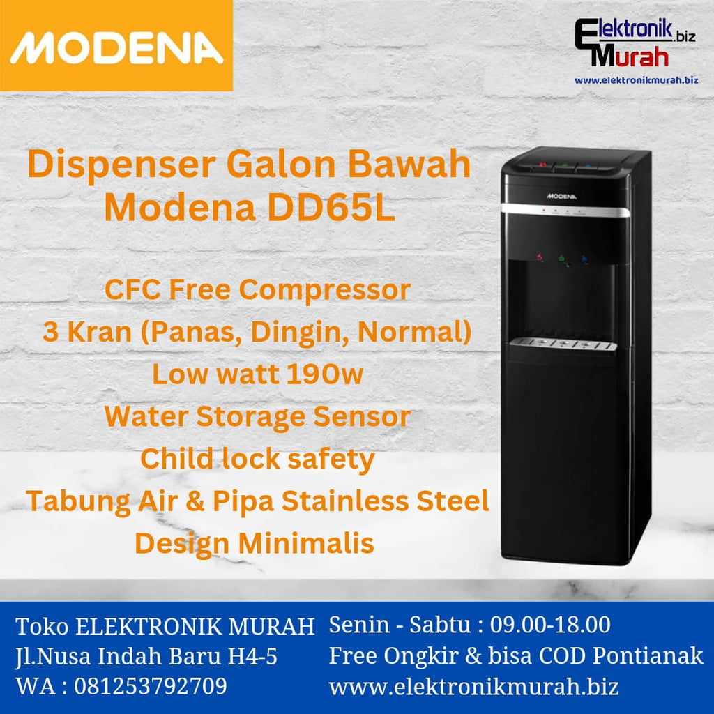 MODENA - DISPENSER GALON BAWAH - DD65L