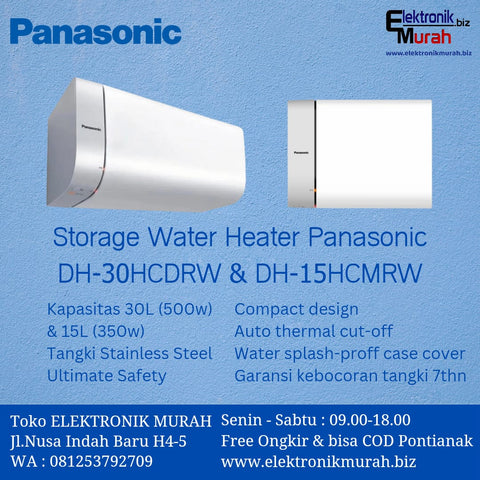 PANASONIC - WATER HEATER - DH-30HCDRW