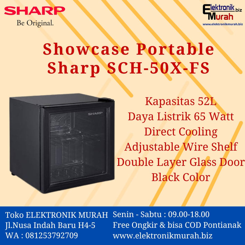 SHARP - SHOWCASE PORTABLE 52L - SCH-50X-FS