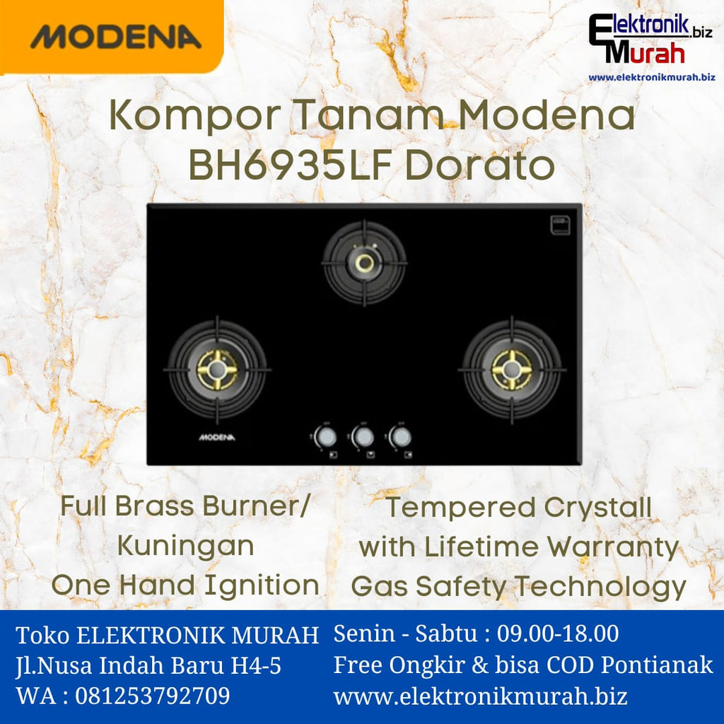 MODENA - GAS HOB 3 TUNGKU - BH-6935-LF