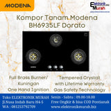 MODENA - GAS HOB 3 TUNGKU - BH-6935-LF
