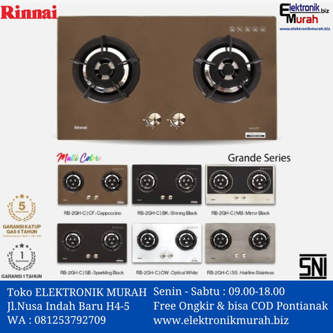 RINNAI - GAS HOB 2 TUNGKU - RB-2GH-C (CF)**