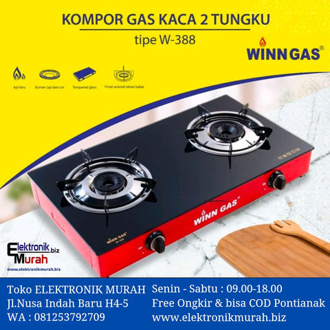 WINN GAS  - KOMPOR GAS 2 TUNGKU - W388