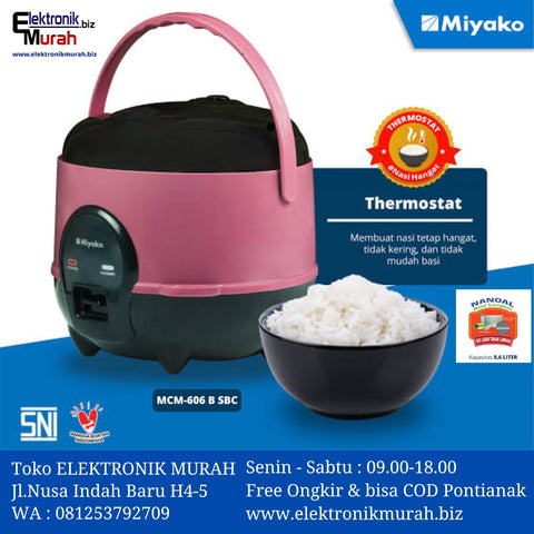 MIYAKO - RICE COOKER MANUAL 0.6Liter - MCM-606B SBC
