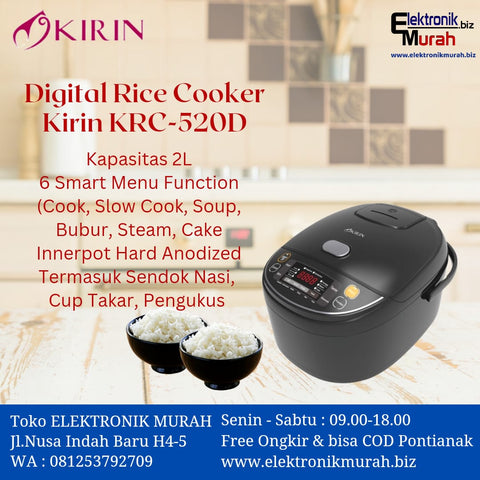 KIRIN - RICE COOKER 2 Liter - KRC-520D
