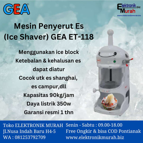 GEA/GETRA - SHAVER ICE - ET-118