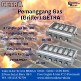 GEA/GETRA - GRILLER PEMANGGANG - OL-6B