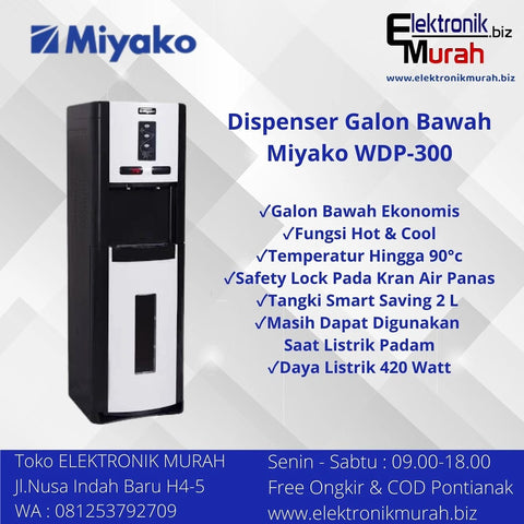 MIYAKO - DISPENSER GALON BAWAH - WDP300
