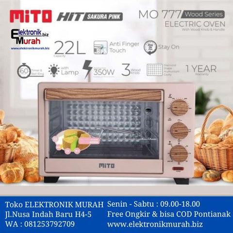 MITOCHIBA - OVEN LISTRIK 22Liter - Hit MO777 (PINK)
