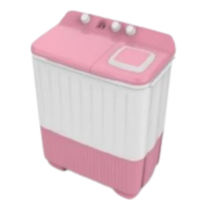 AQUA - MESIN CUCI TWIN TUB/MANUAL 09KG - QW-961XT PINK