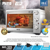 MITOCHIBA - OVEN LISTRIK 28Liter - Top MO 999(SILVER)